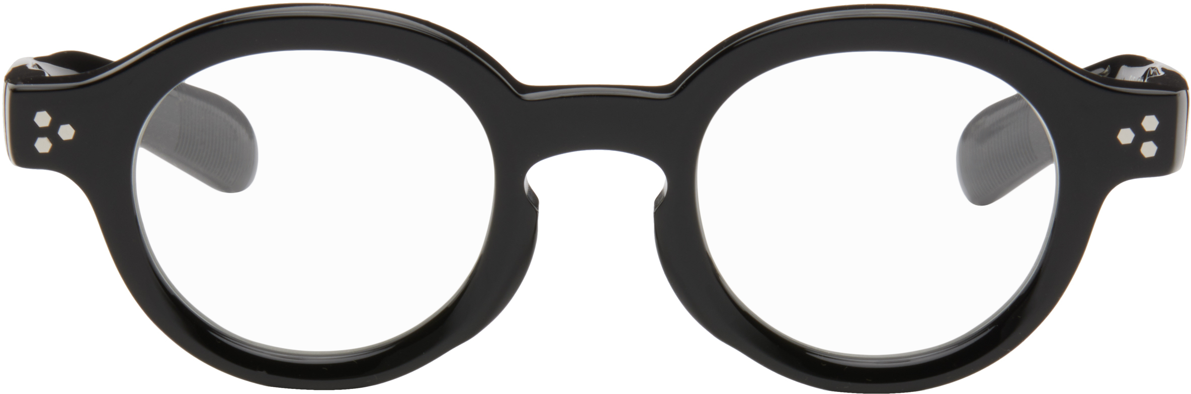 RAINMAKER KYOTO: Black OBJ Edition Corby Glasses | SSENSE