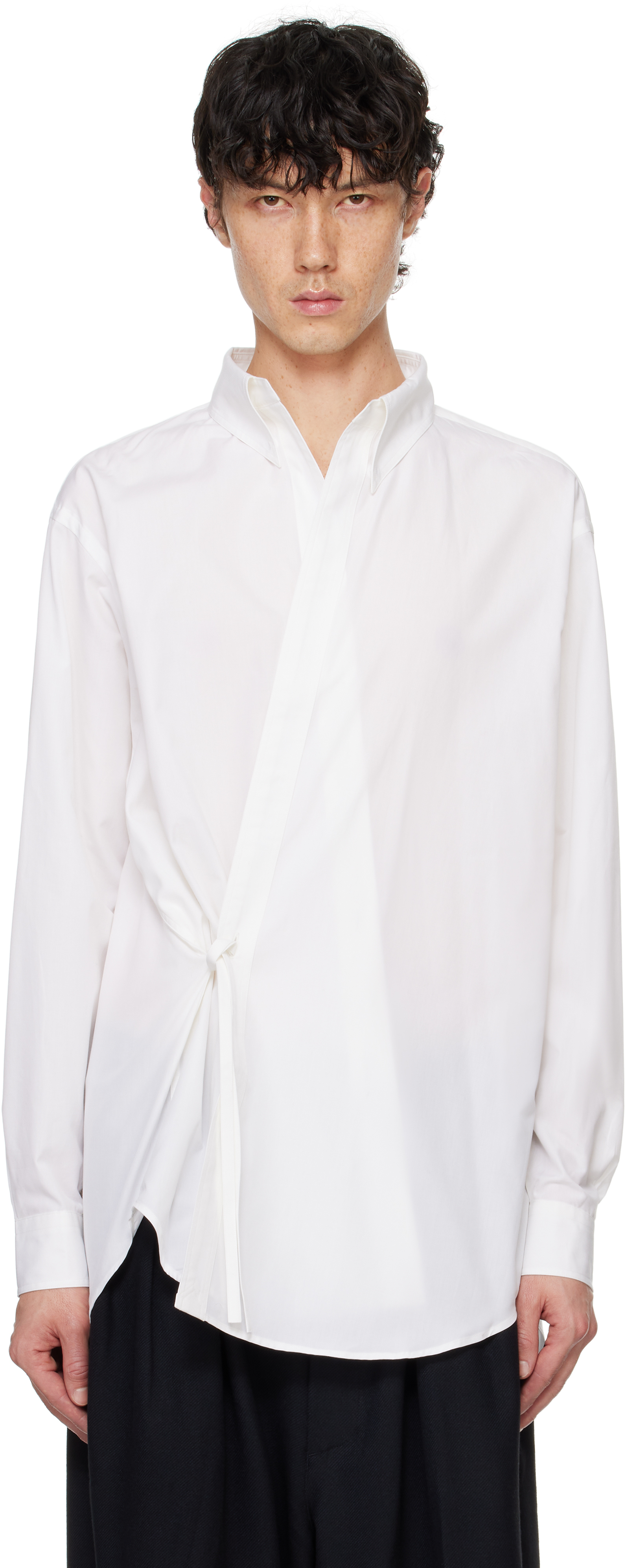 Shop Rainmaker Kyoto White Long Point Collar Dougi Shirt