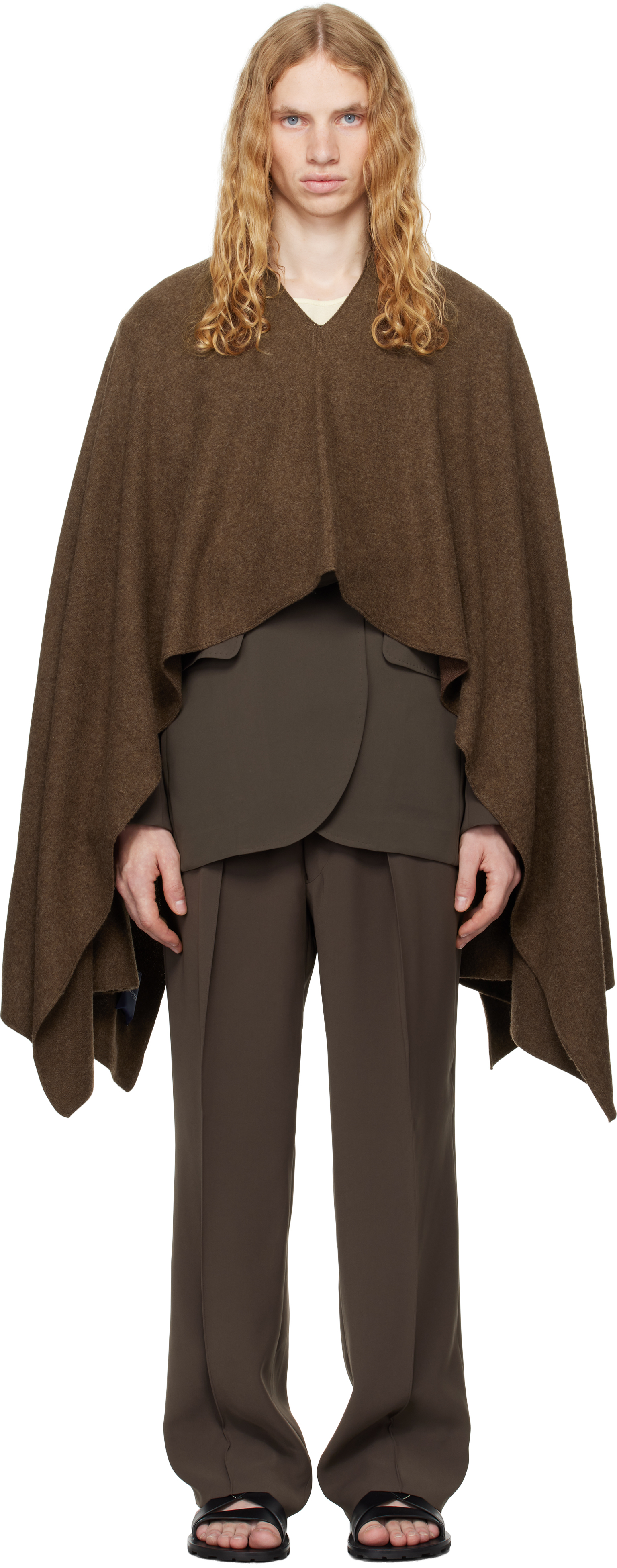 RAINMAKER KYOTO パテッドストール Rainmaker Kyoto for Men FW25 Collection | SSENSE