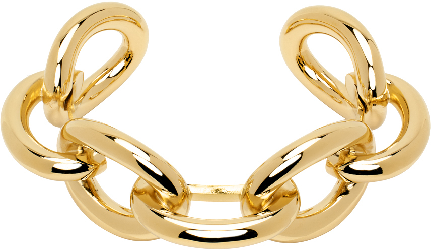 Shop Isabel Marant Gold Chain Bracelet In 12do Dore