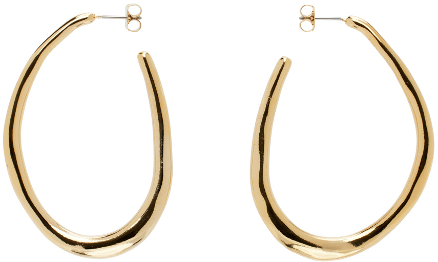 Gold Pleasant Earrings