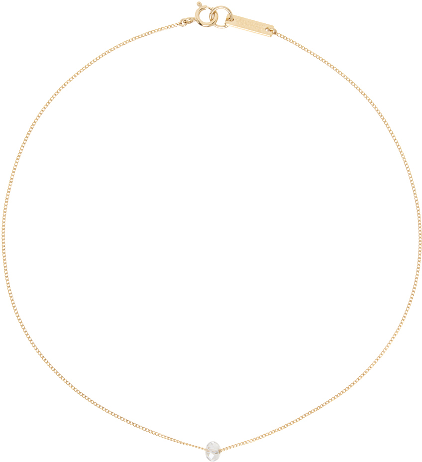 Gold Small Gem Necklace