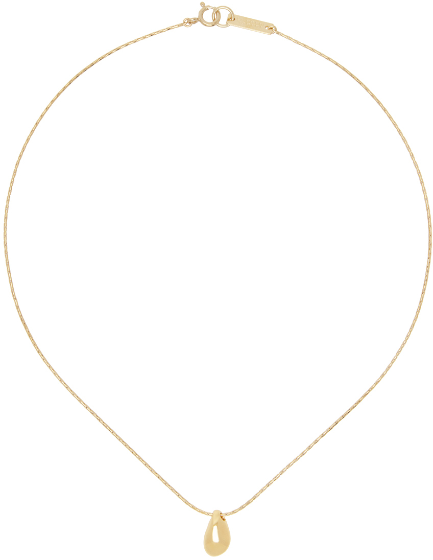 Gold Small Drop Necklace