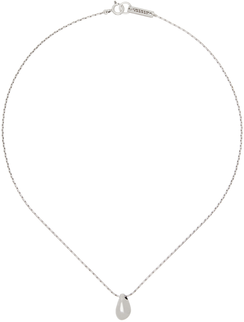 Silver Small Drop Necklace