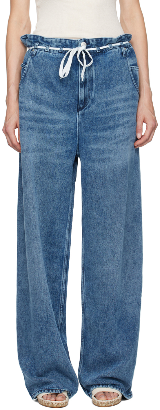 Shop Isabel Marant Blue Jordy Jeans In 30lu Light Blue