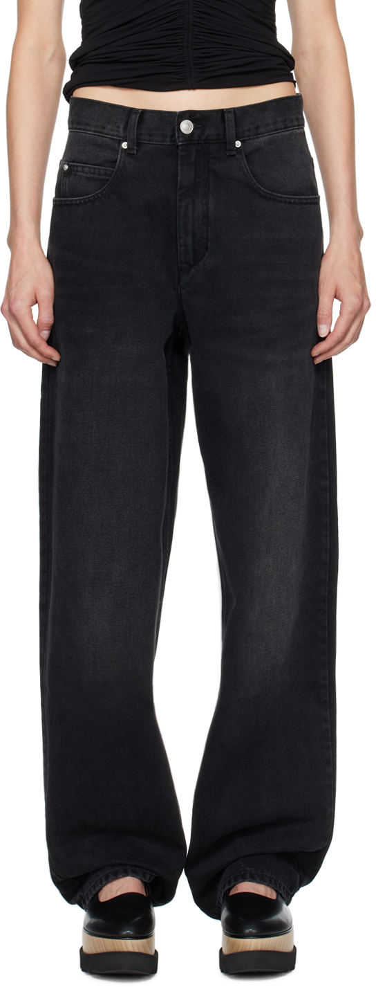 Shop Isabel Marant Black Joanny Jeans In 02fk Faded Black