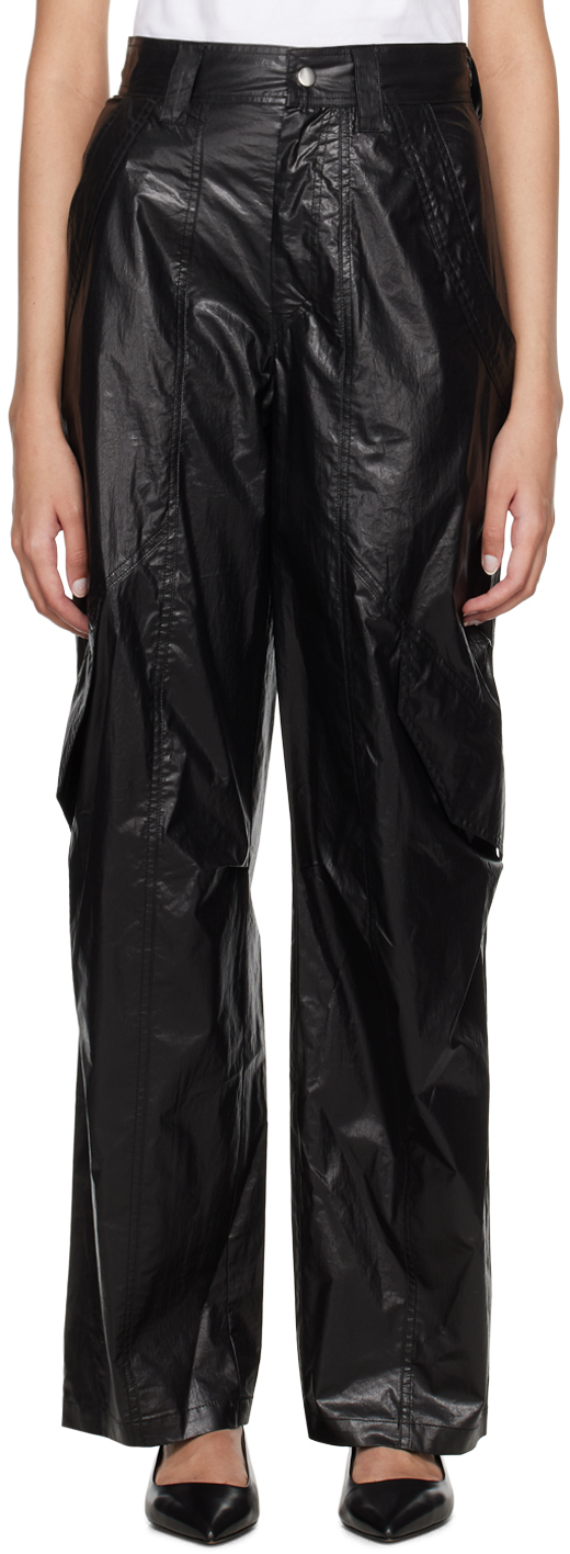 Black Divina Cargo Pants