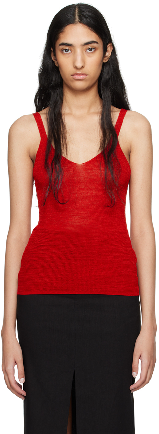 Red Marthe Tank Top