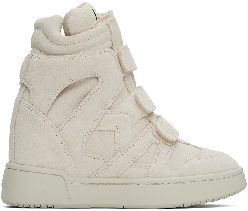 Shop Isabel Marant Off-white Im3 Sneakers In 20ck Chalk