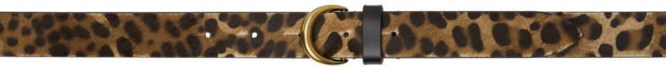 Shop Isabel Marant Brown Luno Belt In 99le Leopard