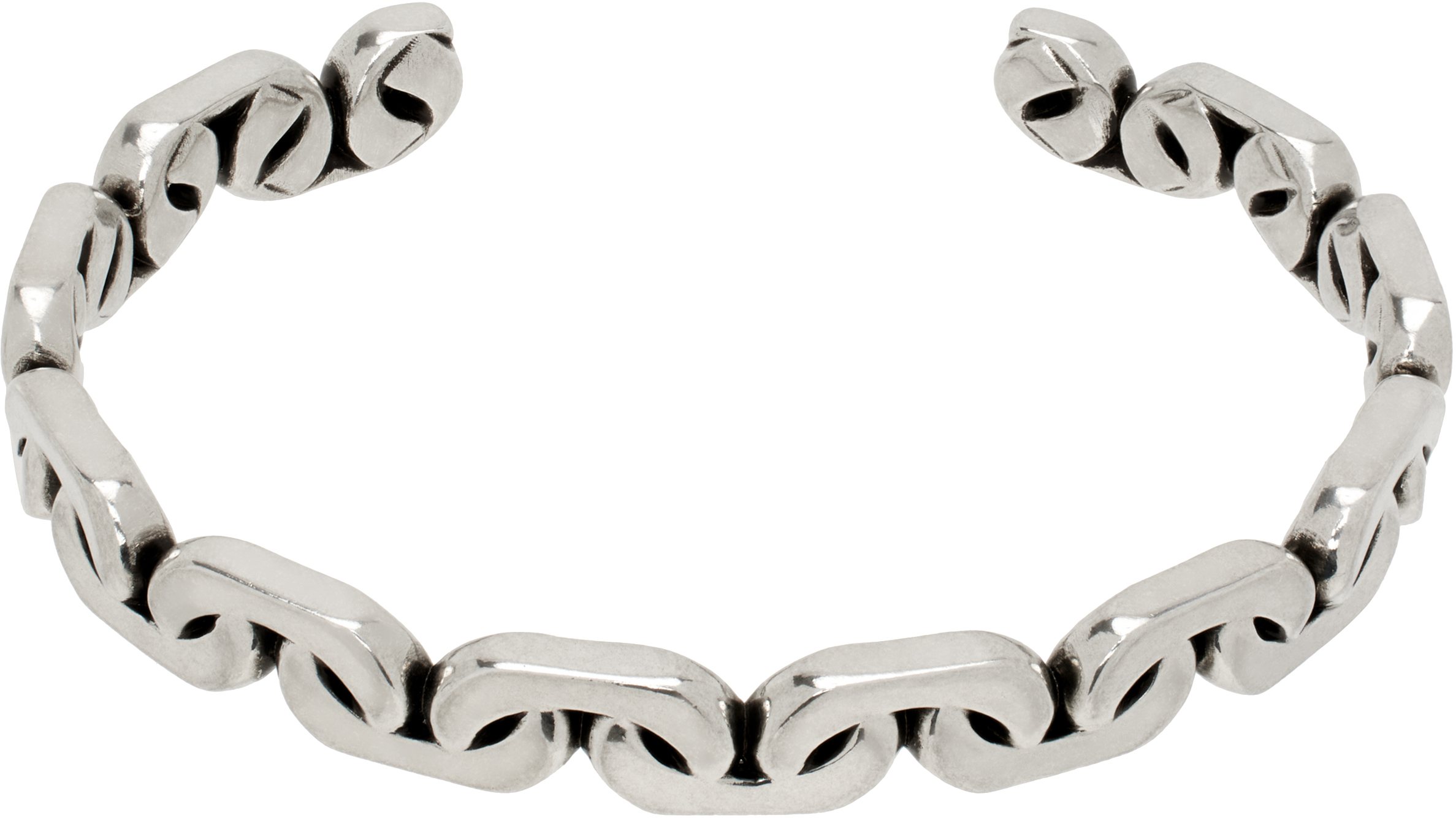 Silver Be Happy Bracelet