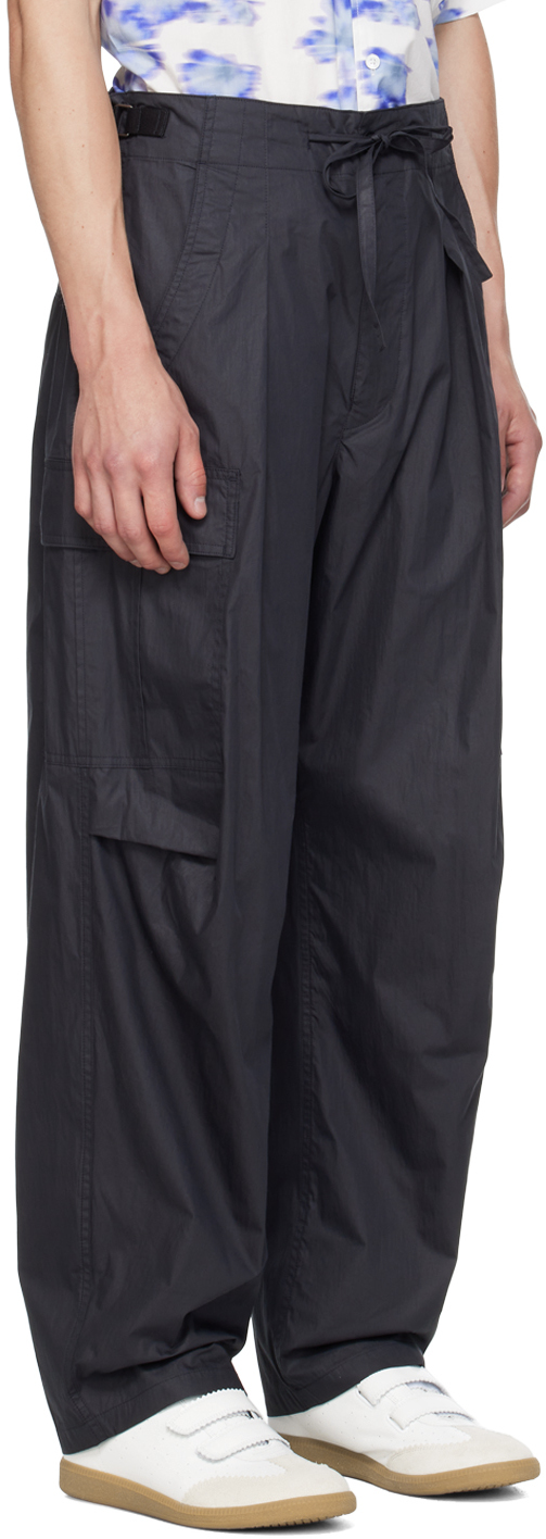Isabel Marant Men's Caleb Cargo Pant In Faded Black 02fk