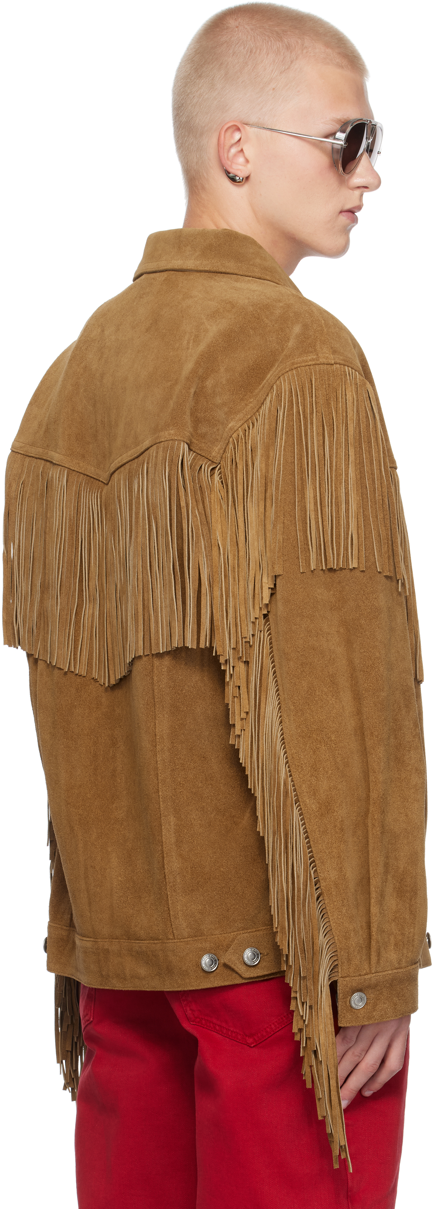 Isabel Marant Brown Frann Suede Jacket In 50co