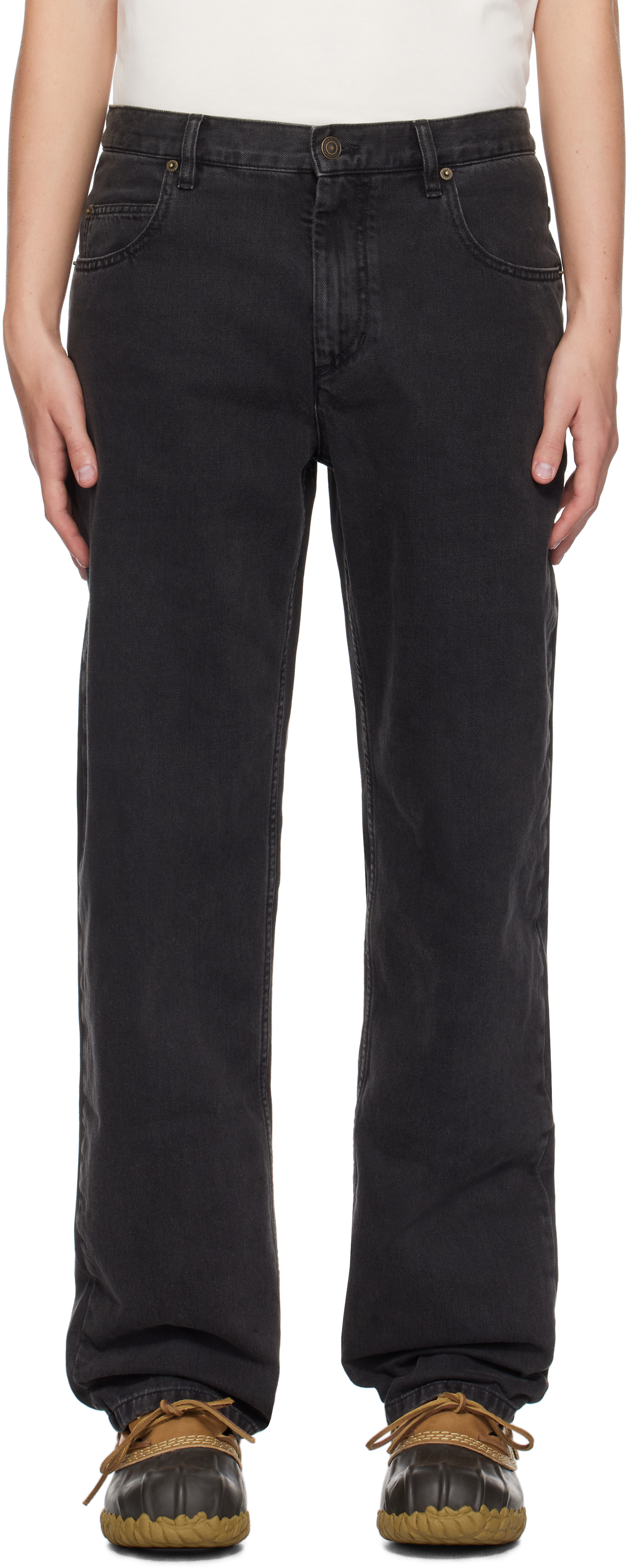 Shop Isabel Marant Black Juro Jeans In 02fk