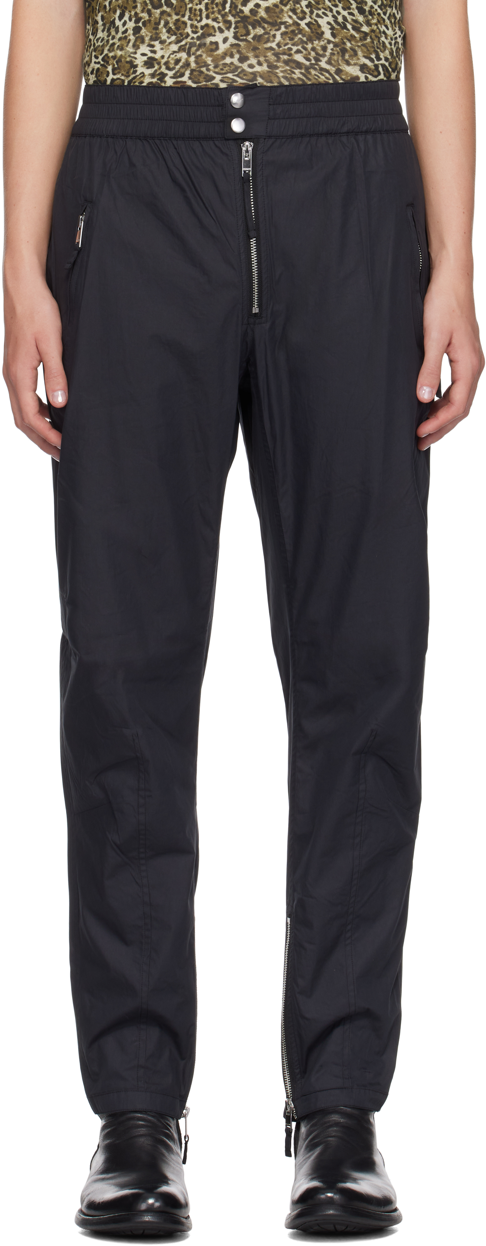 Shop Isabel Marant Black Yilsen Trousers In 02fk