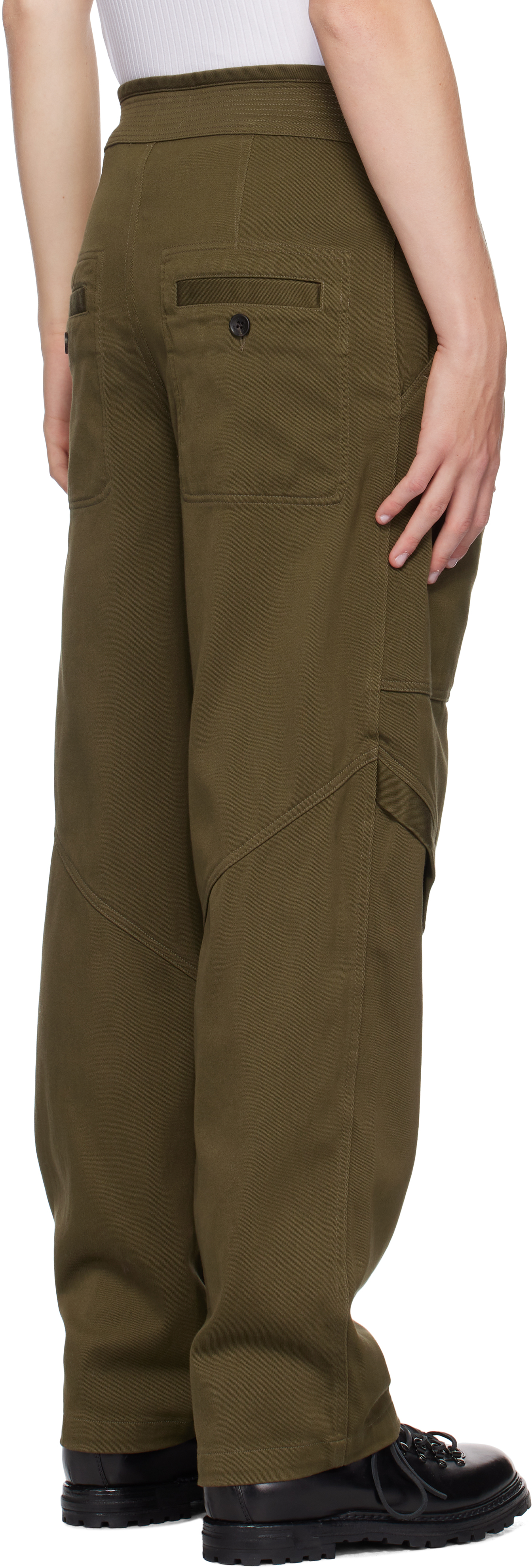 Isabel Marant Khaki Tigui Trousers In 50bz