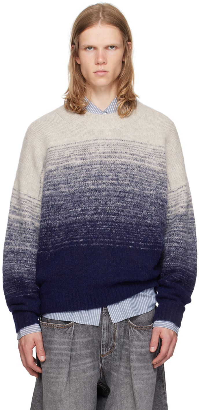 Shop Isabel Marant Blue Drussell Sweater In 30mi Midnight