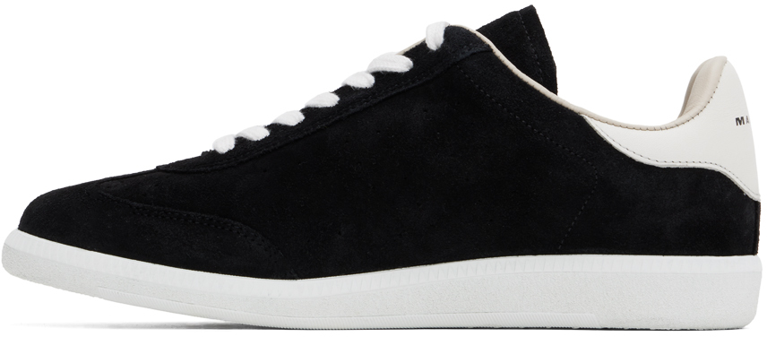 Isabel Marant Black Brycy Sneakers In Faded Black/ecru