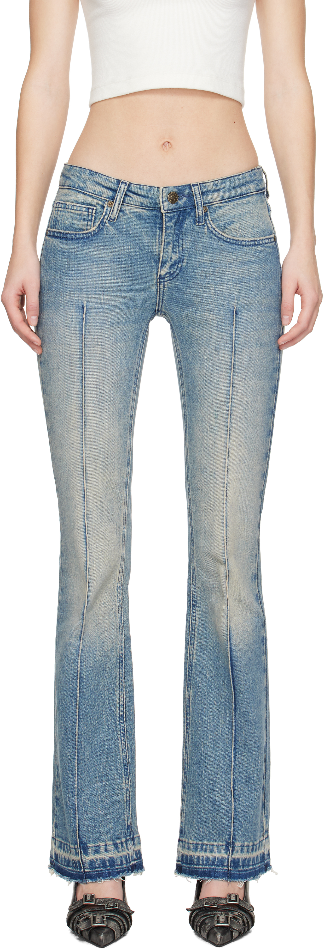 Blue Flare Jeans