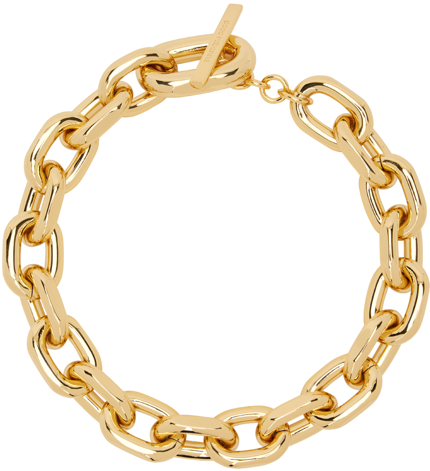 Rabanne Gold Xl Link Necklace In P710 Gold