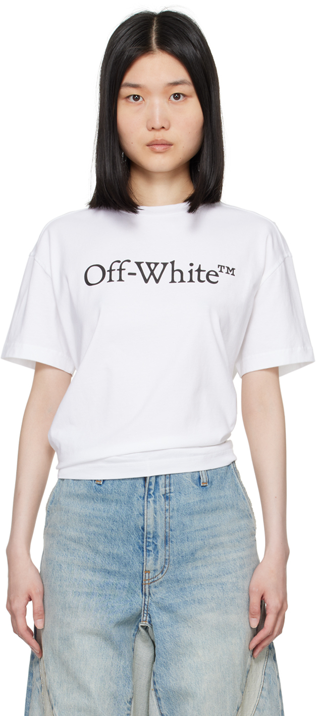 White Big Bookish Skate T-Shirt
