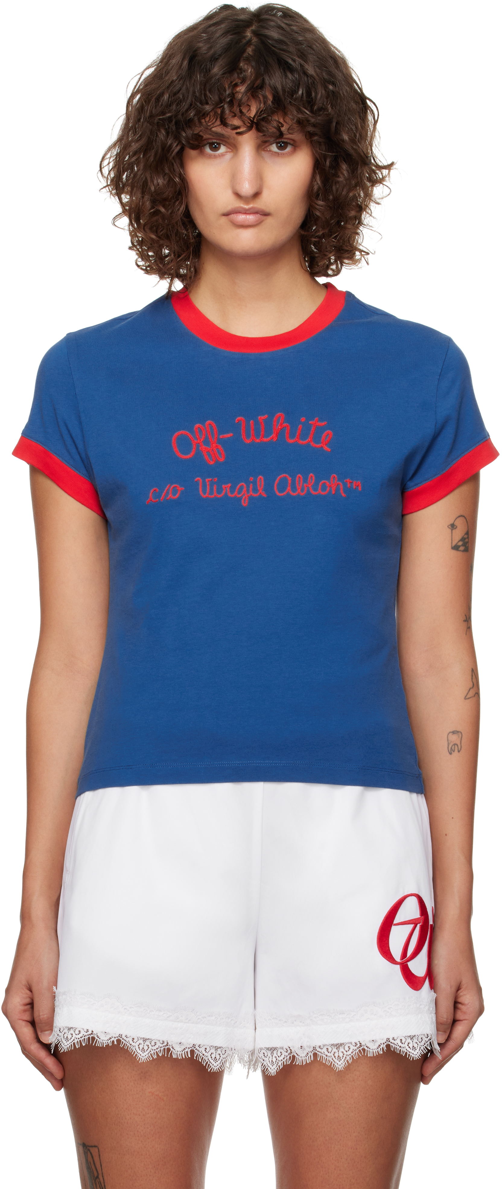 売れ筋商品|||イーブン アンド オド Tシャツ レディース トップス Top - off white Off-White（オフホワイト）ウィメンズ トップス - FARFETCH