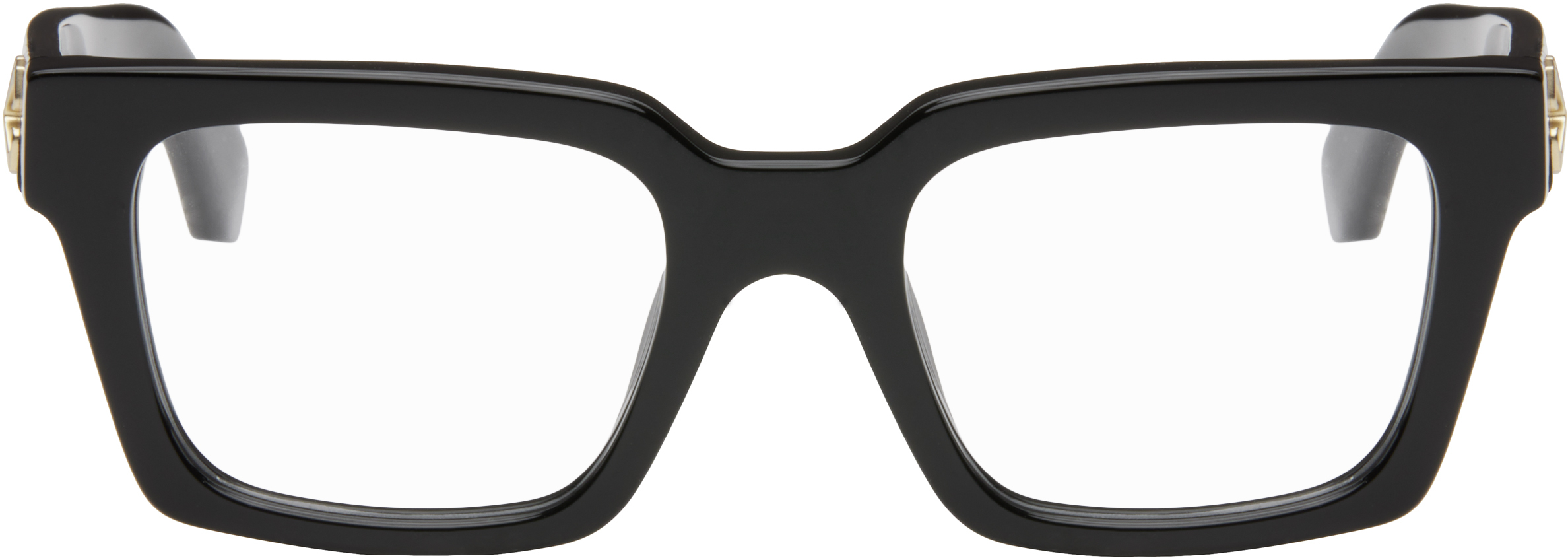 Shop Off-white Black Style 72 Glasses