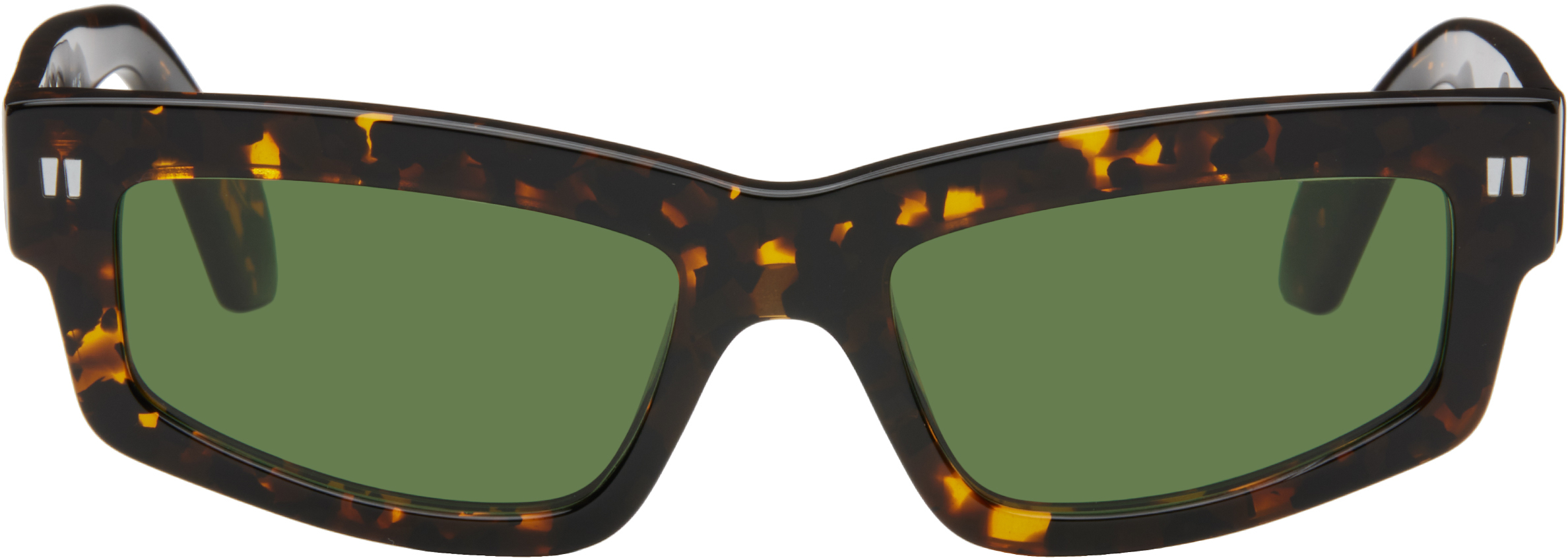【送料&関税込】Off-White Miramar Sunglasses - Unisex Brown Miramar Sunglasses by Off-White on Sale