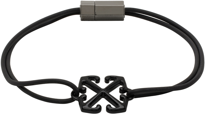 Black Arrow Rubber Bracelet