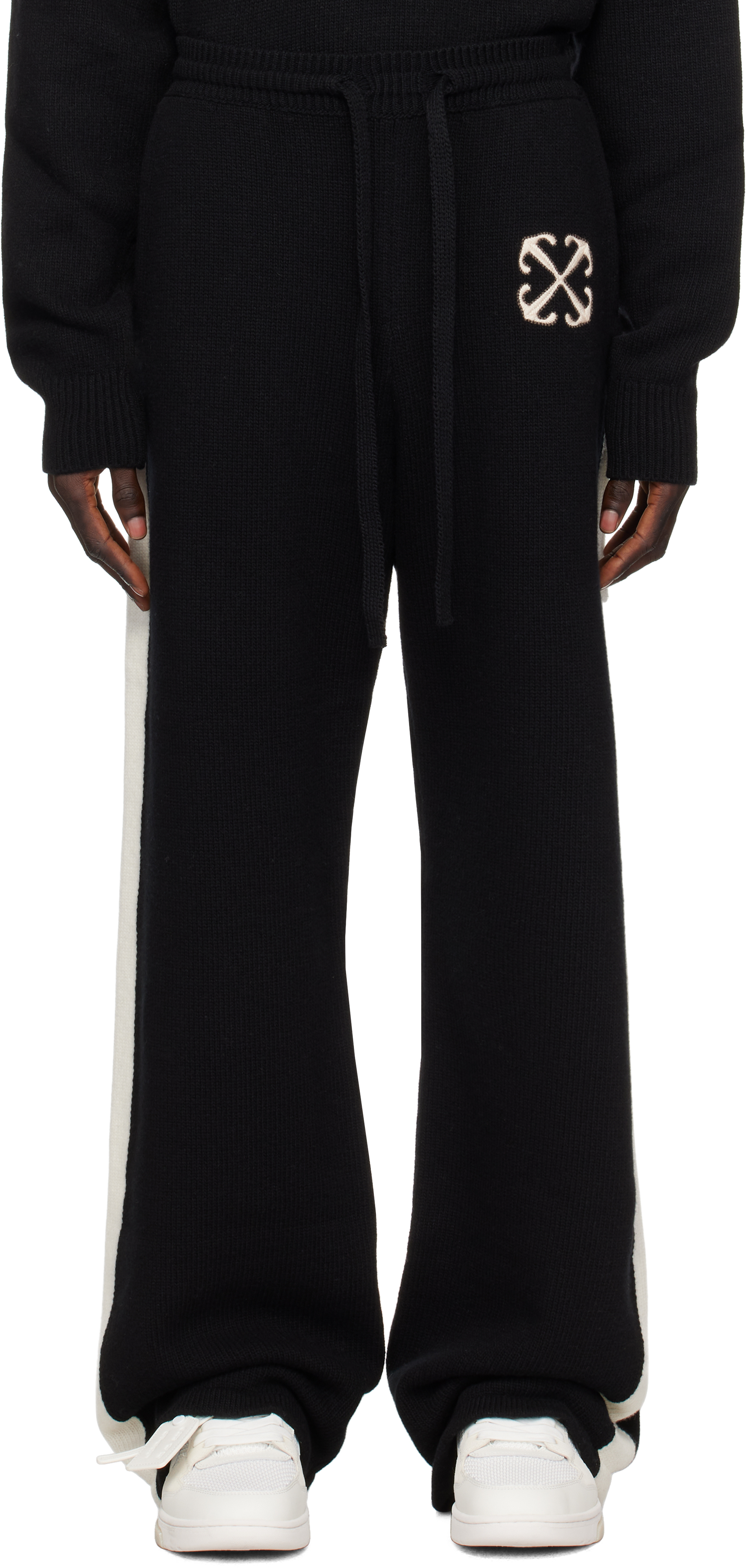 Black Arr Sailor Knit Lounge Pants