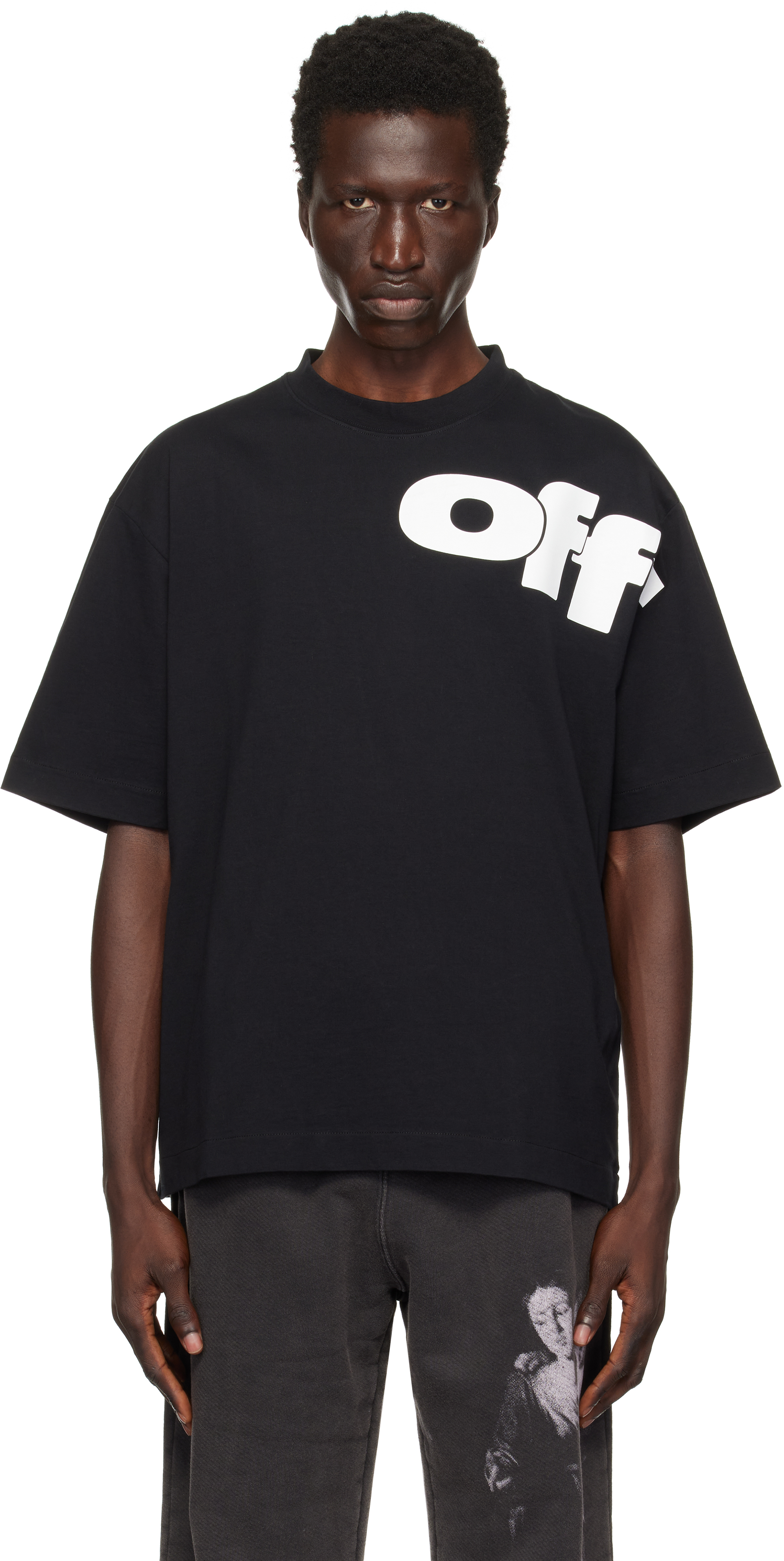 Black Shared Logo Skate T-shirt