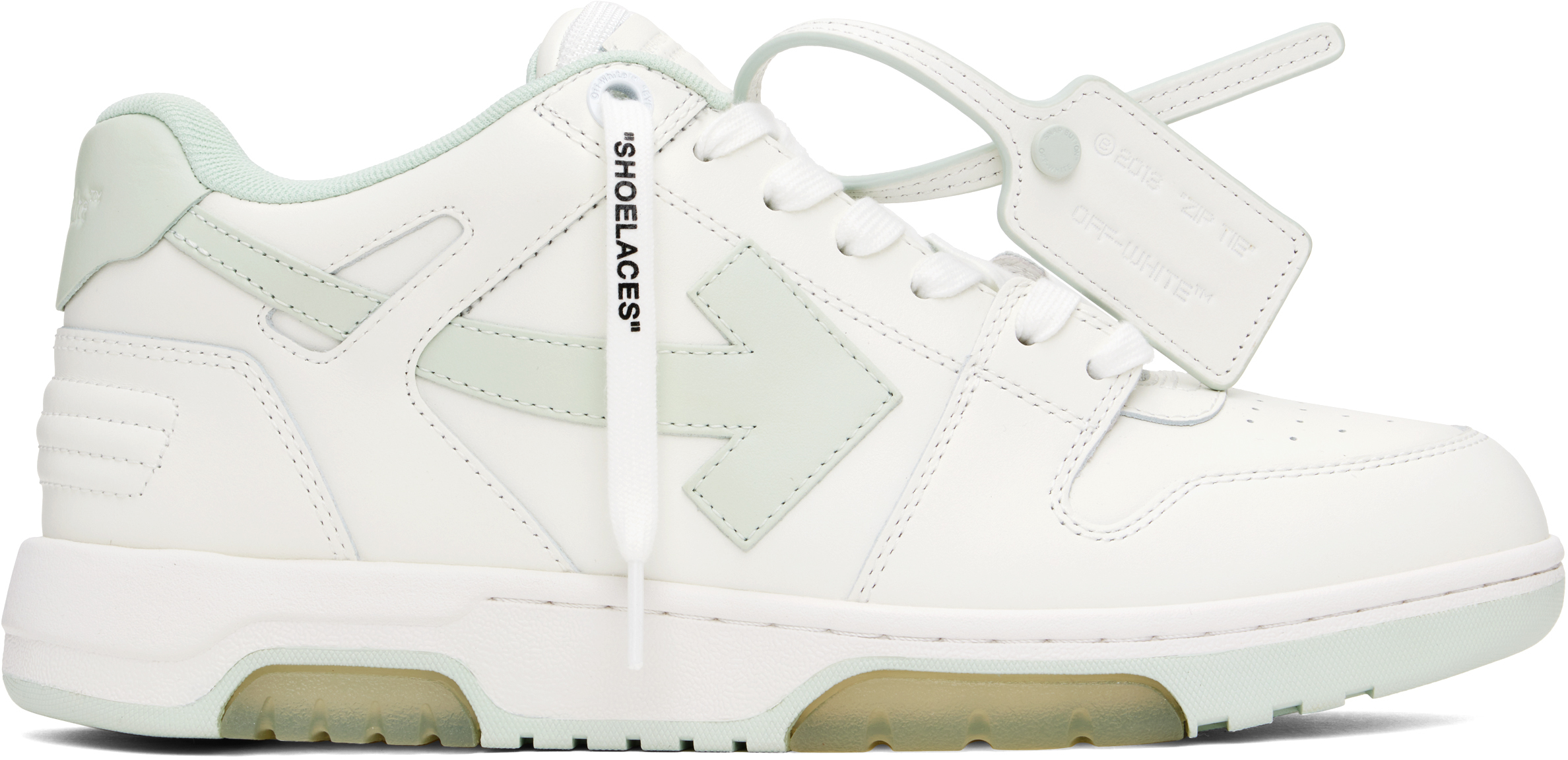 Off-white Out Of Office Low Top Trainers White In White - Mint
