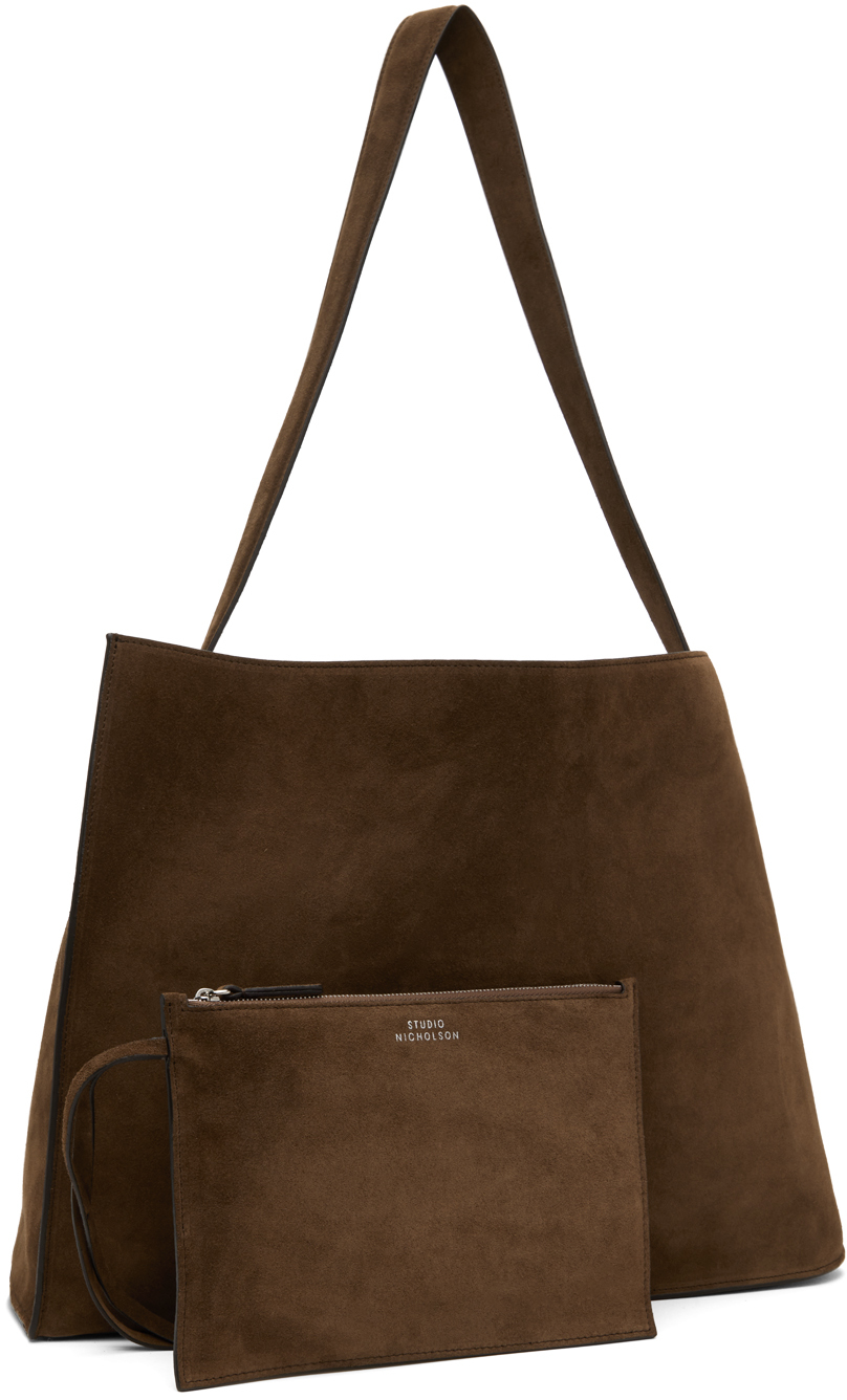 Studio Nicholson Brown Doublet Suede Tote Smart Closet