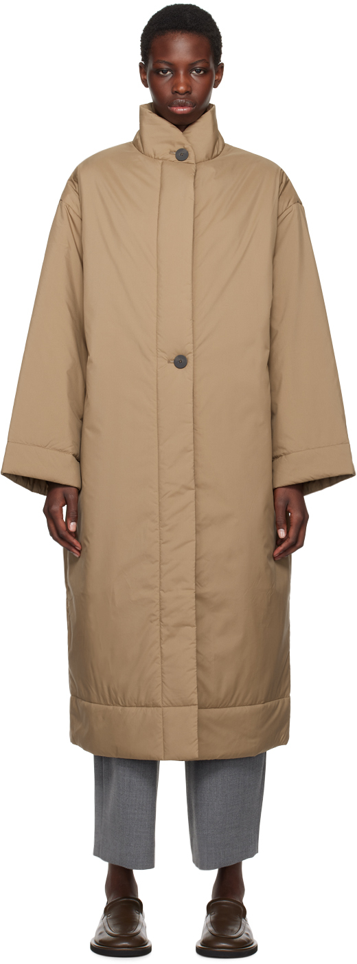 Shop Studio Nicholson Beige Pallan Coat