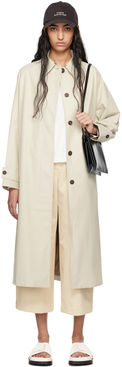 Beige Holin Trench Coat