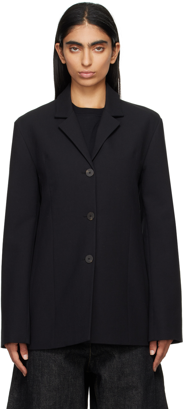 Shop Studio Nicholson Black Weston Blazer