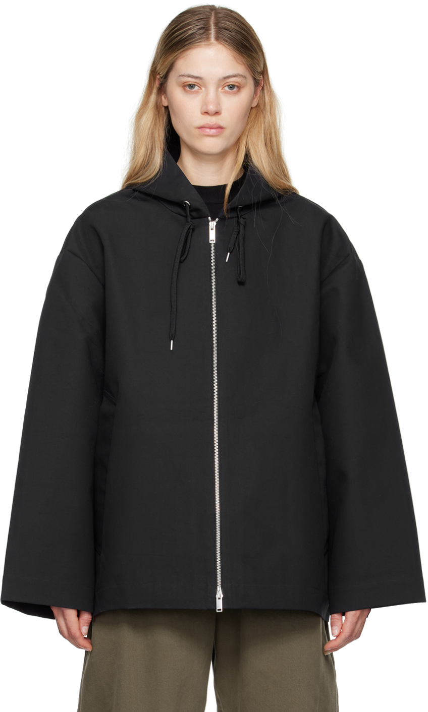 【関税込み】Studio Nicholson ネイビー Raine ジャケット Navy Raine Jacket by Studio Nicholson on Sale