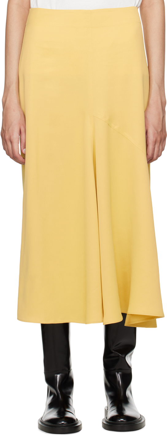 Yellow Naye Midi Skirt