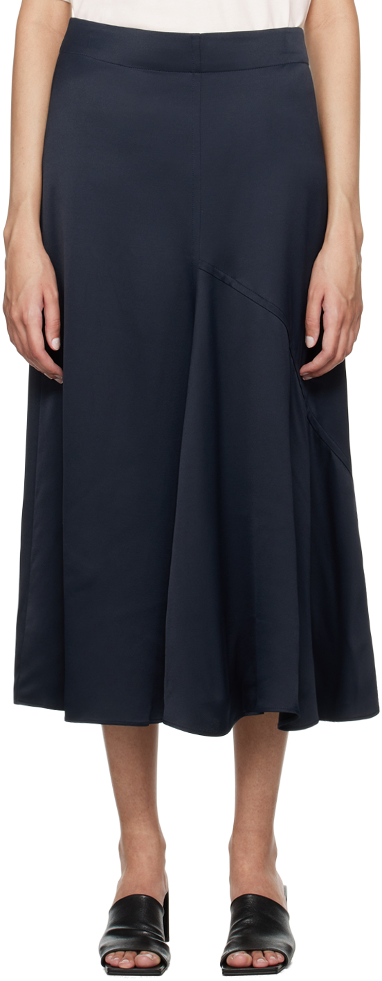 Black Naye Midi Skirt