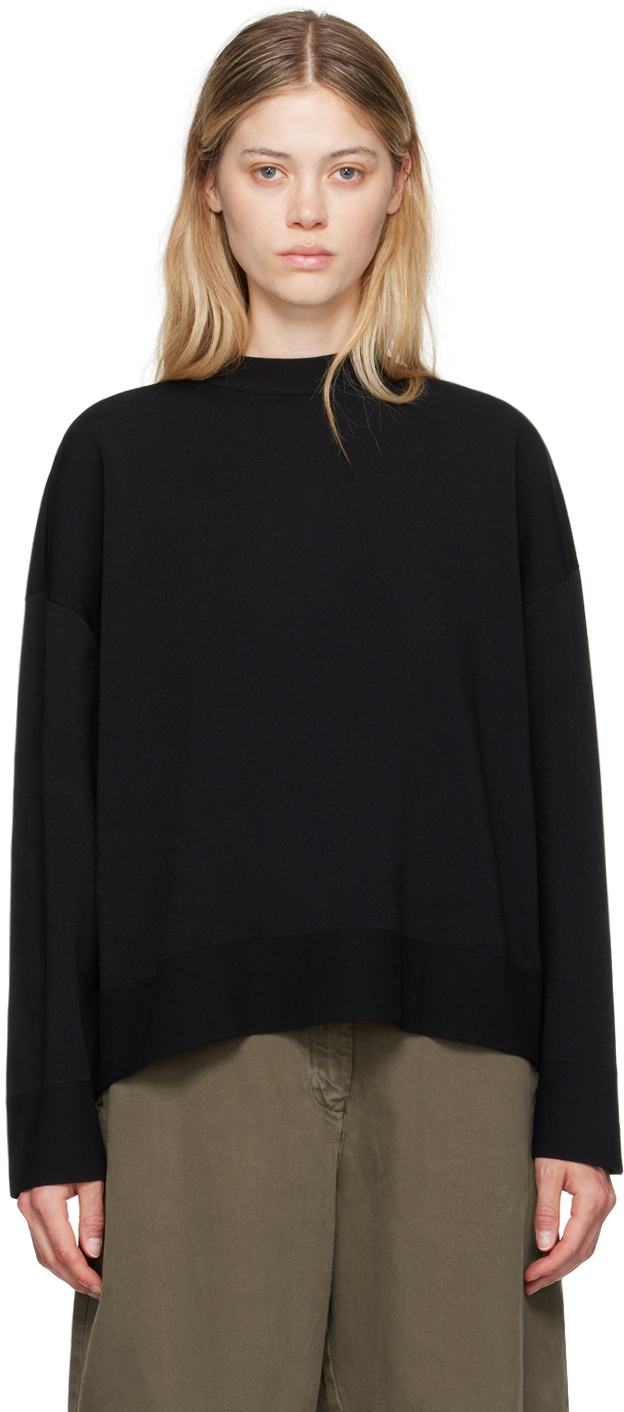 Shop Studio Nicholson Black Idro Sweater