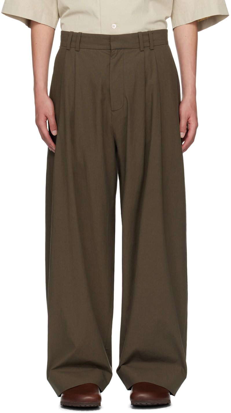 Brown Line Trousers