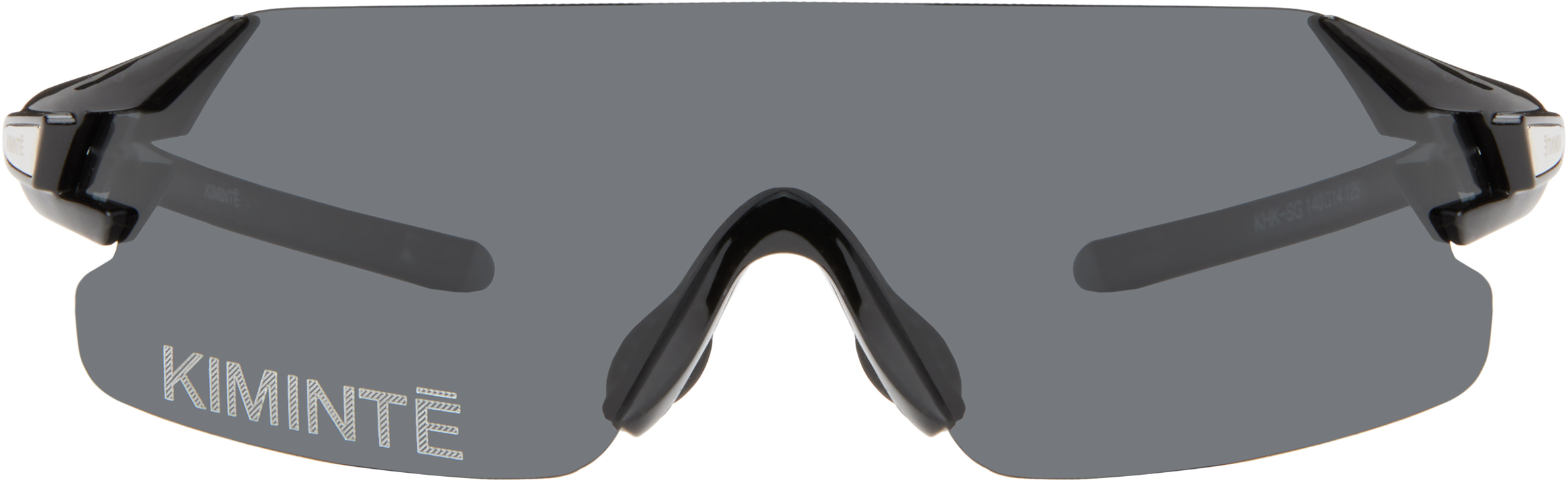 KIMHĒKIM Black Interchangeable Shield Sunglasses