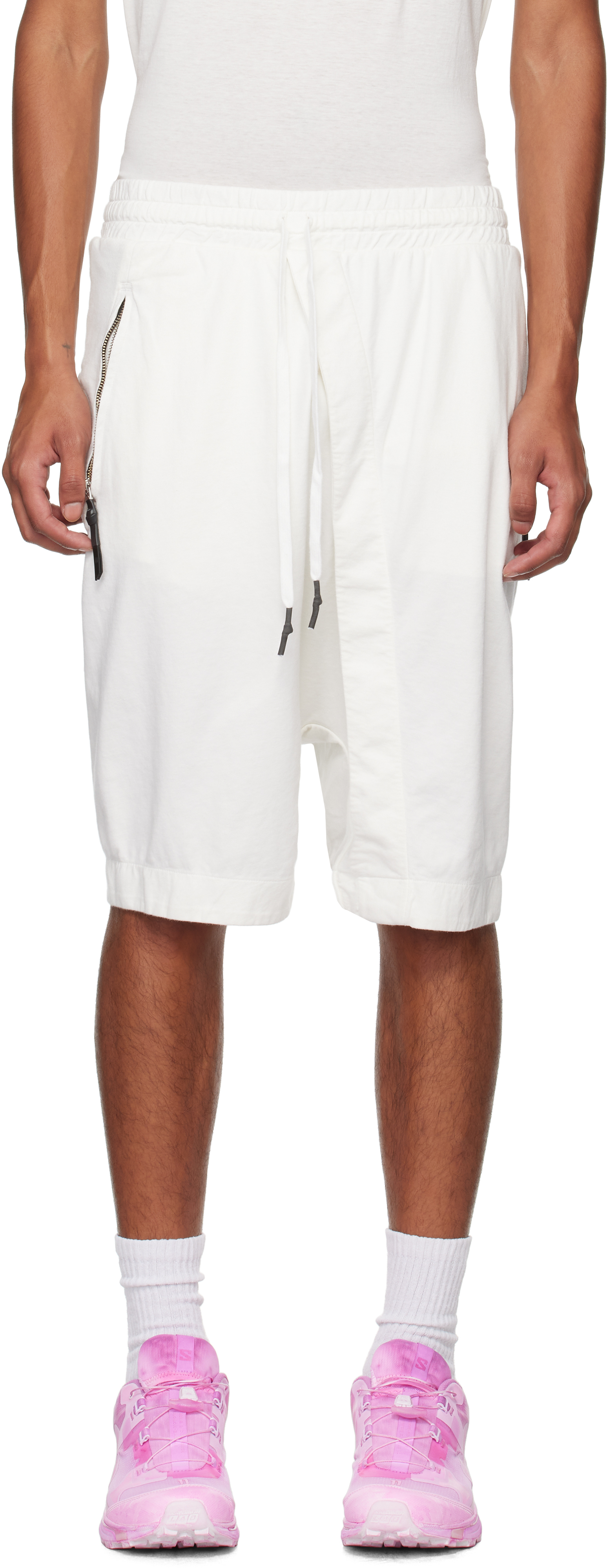 Shop 11 By Boris Bidjan Saberi Off-white P34 Shorts