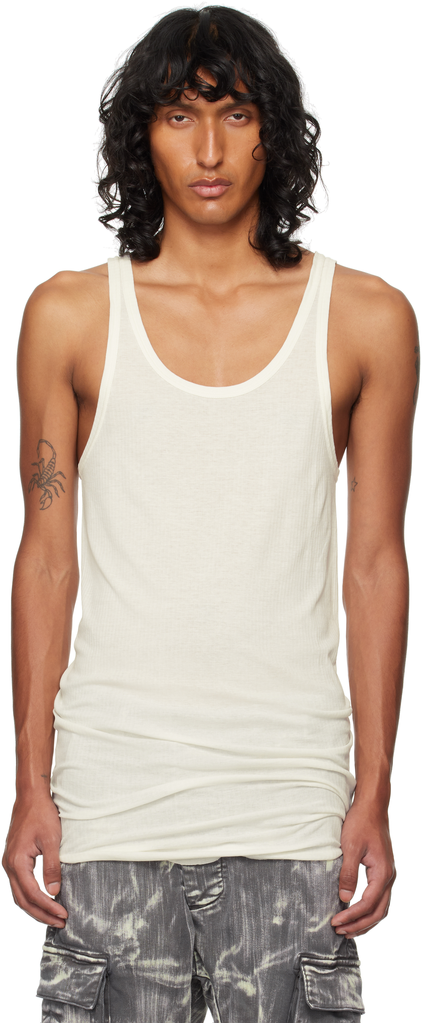 Shop 11 By Boris Bidjan Saberi Off-white T1b Tank Top