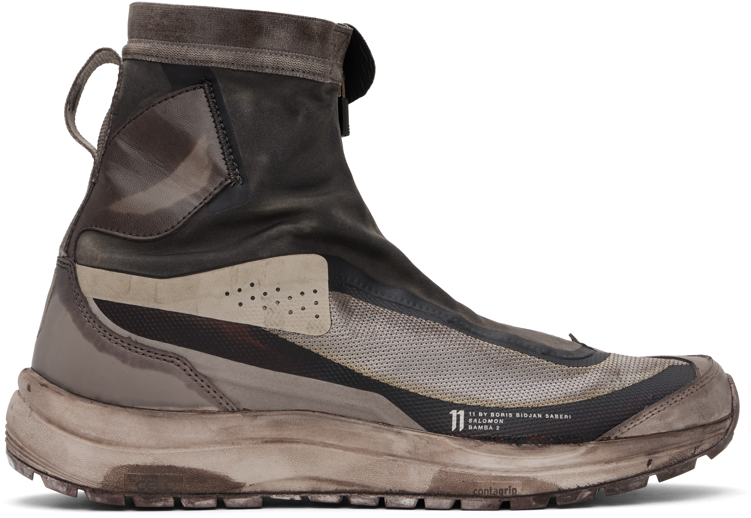 Brown Salomon Edition Bamba 2 High Sneakers