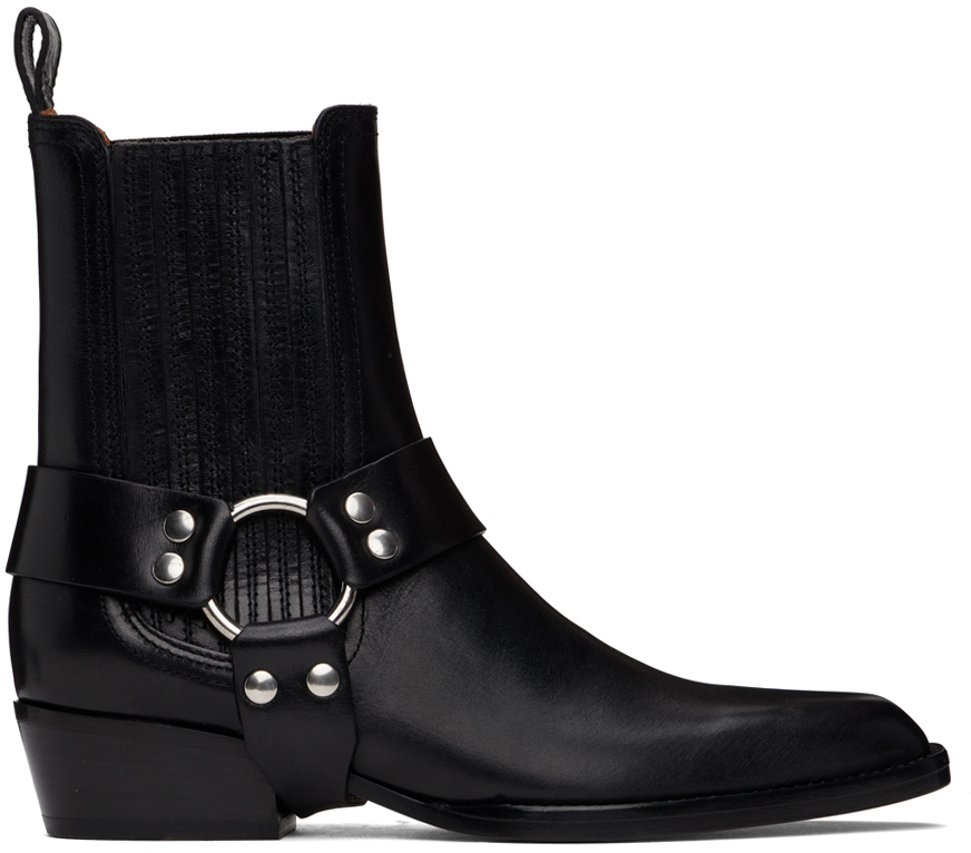 Shop Paris Texas Black Helena Ankle Boots