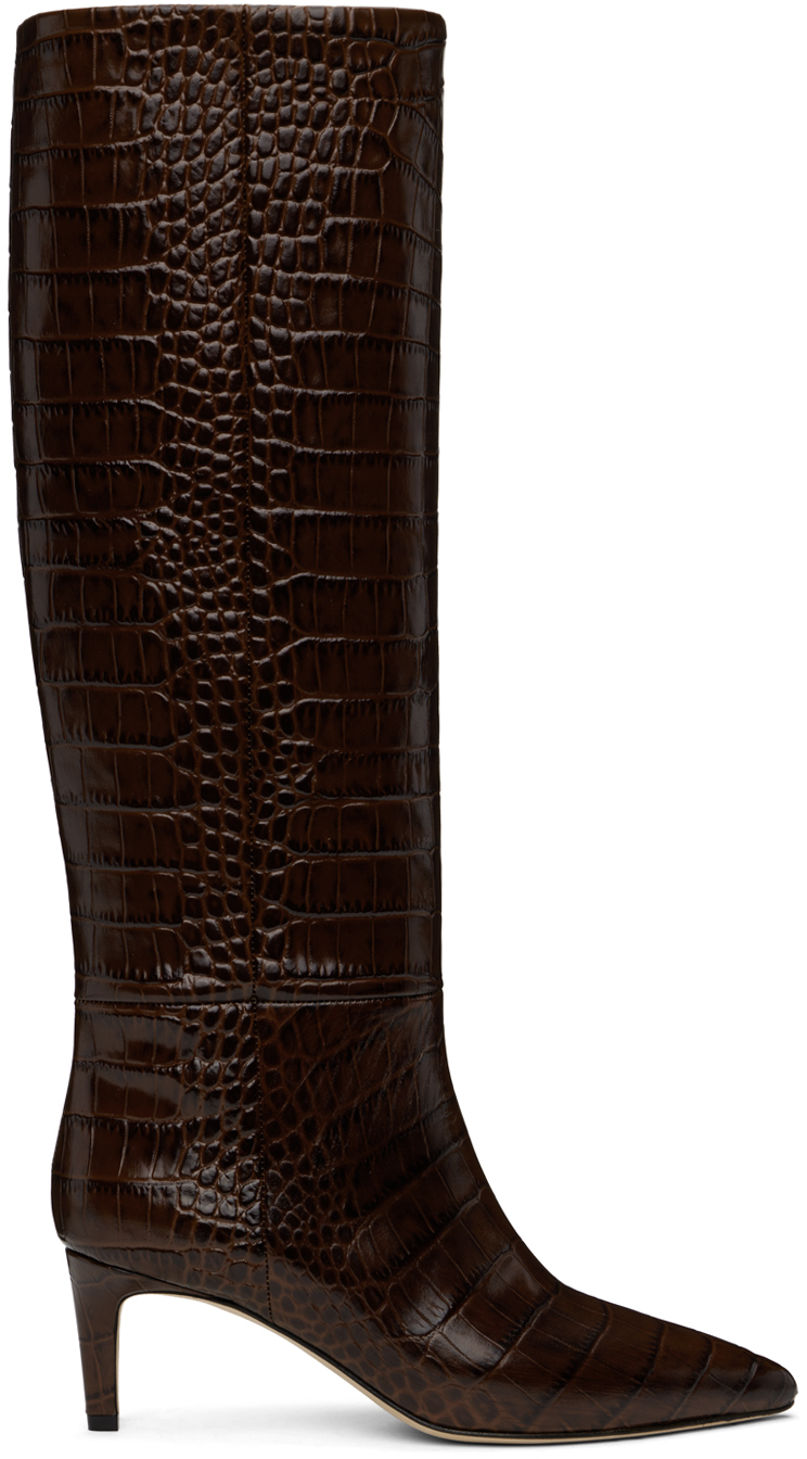 Brown Stiletto 60 Tall Boots