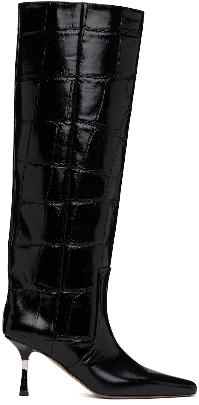 Shop Paris Texas Black Bettina Tall Boots