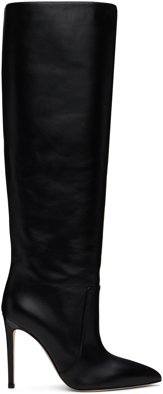 Black Stiletto Tall Boots