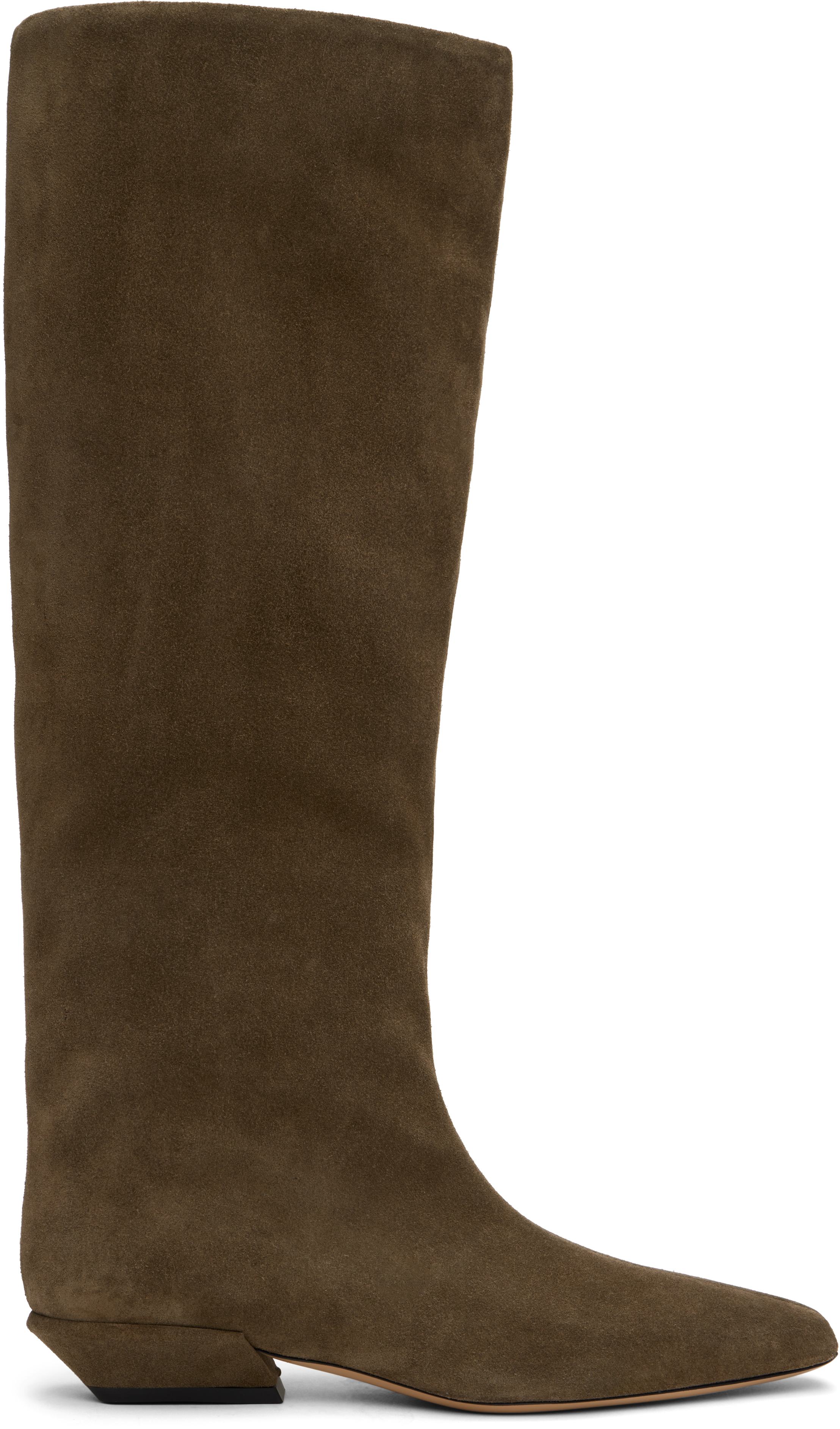 Khaki Bettina 25 Tall Boots by Paris Texas on Sale